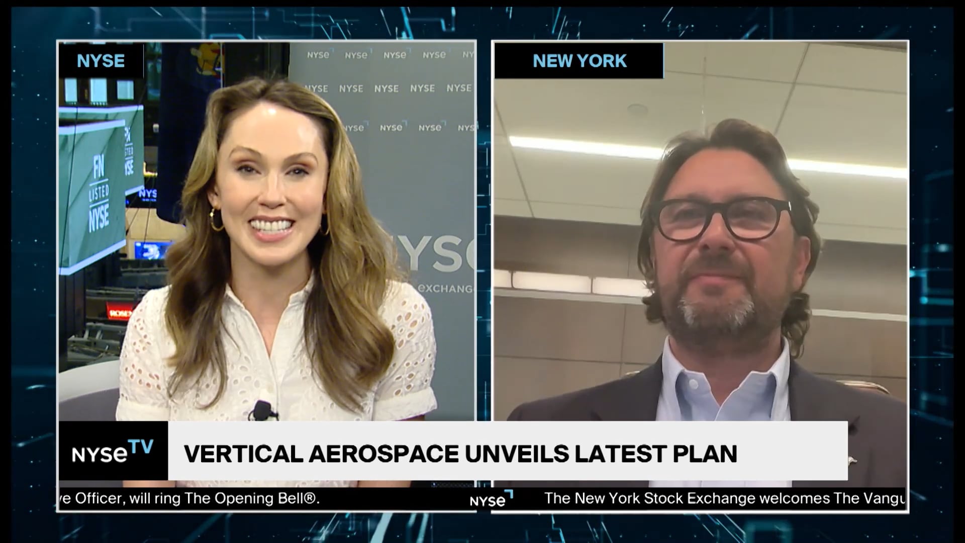 Stuart Simpson, CEO, Vertical Aerospace Joins NYSE TV Live