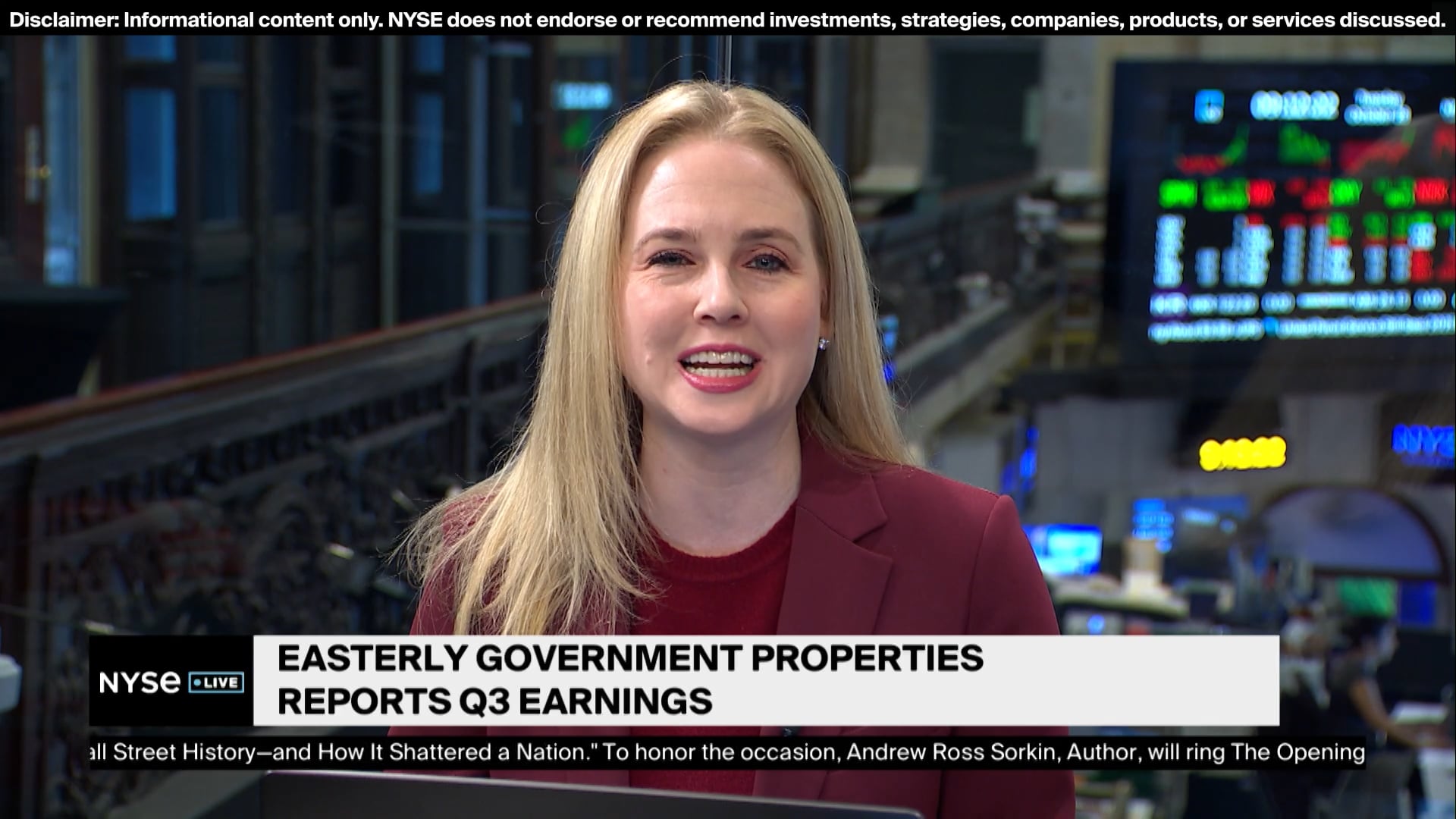 Easterly CEO Says Firm’s Q3 Results Proves Strategy is Working