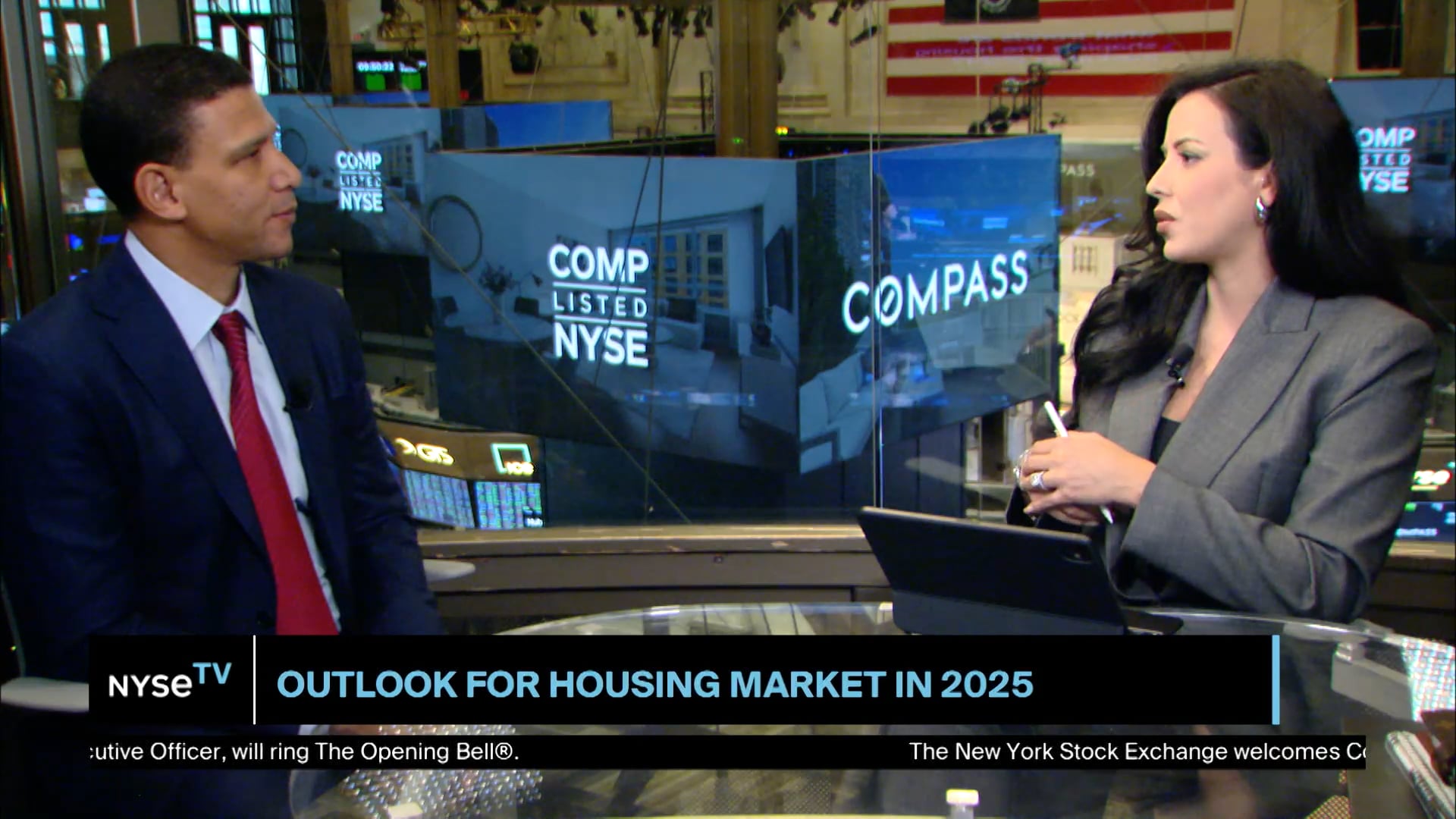 Robert Reffkin, Co-Founder + CEO at Compass Joins NYSE TV Live