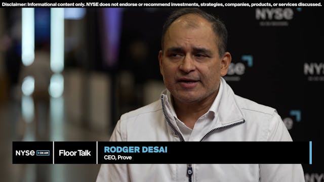 Prove CEO Rodger Desai at Money20/20 ...