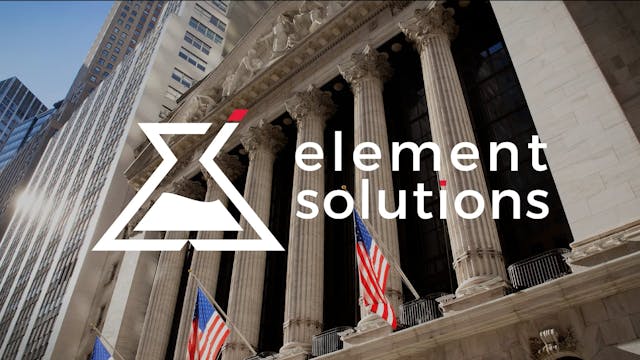 The NYSE welcomes Element Solutions I...