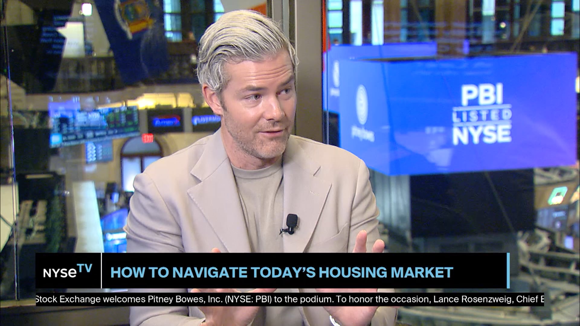 Ryan Serhant, Founder + CEO + Broker at SERHANT Joins NYSE TV Live