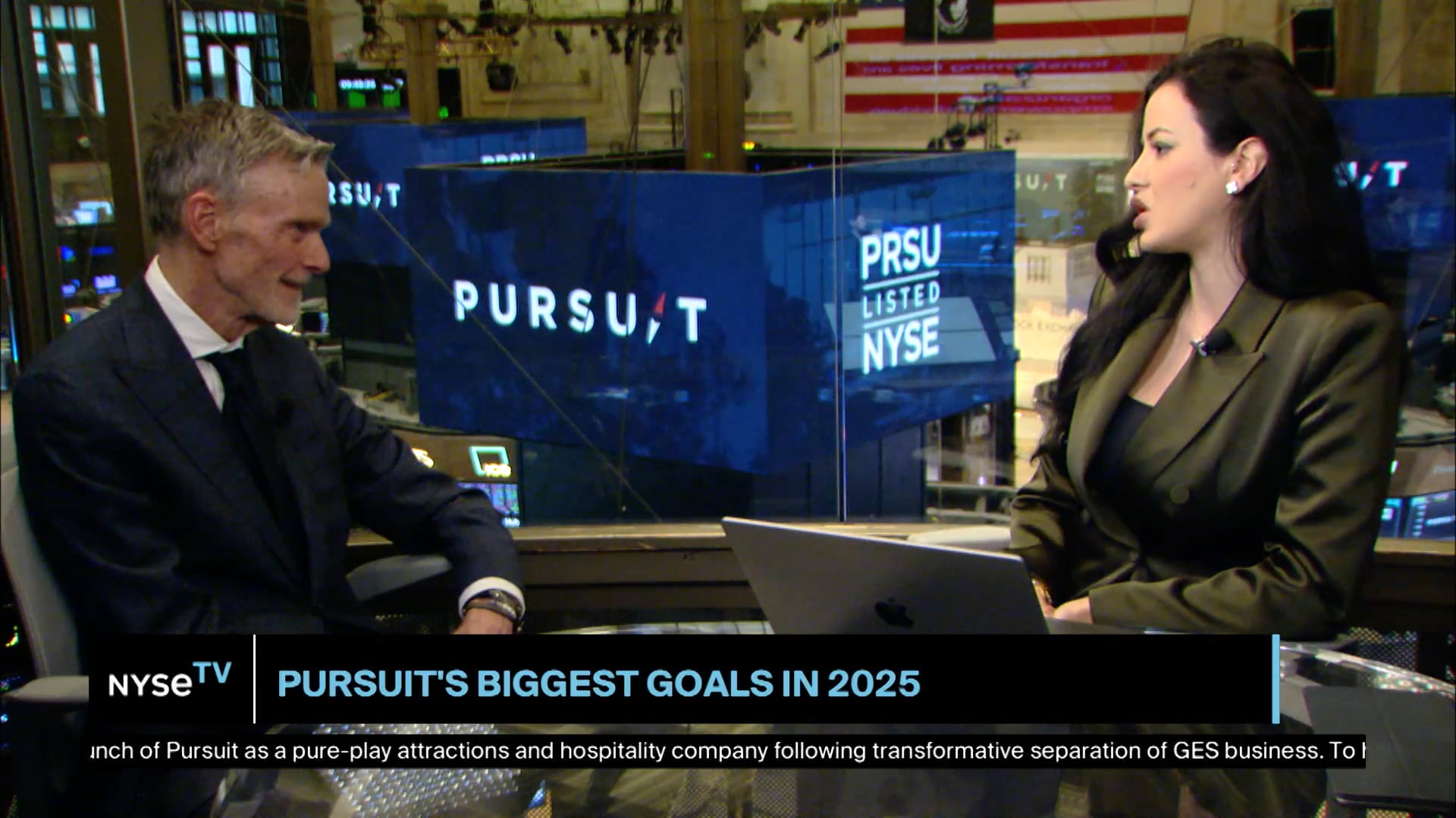 David Barry, CEO + President at Pursuit joins NYSE TV Live