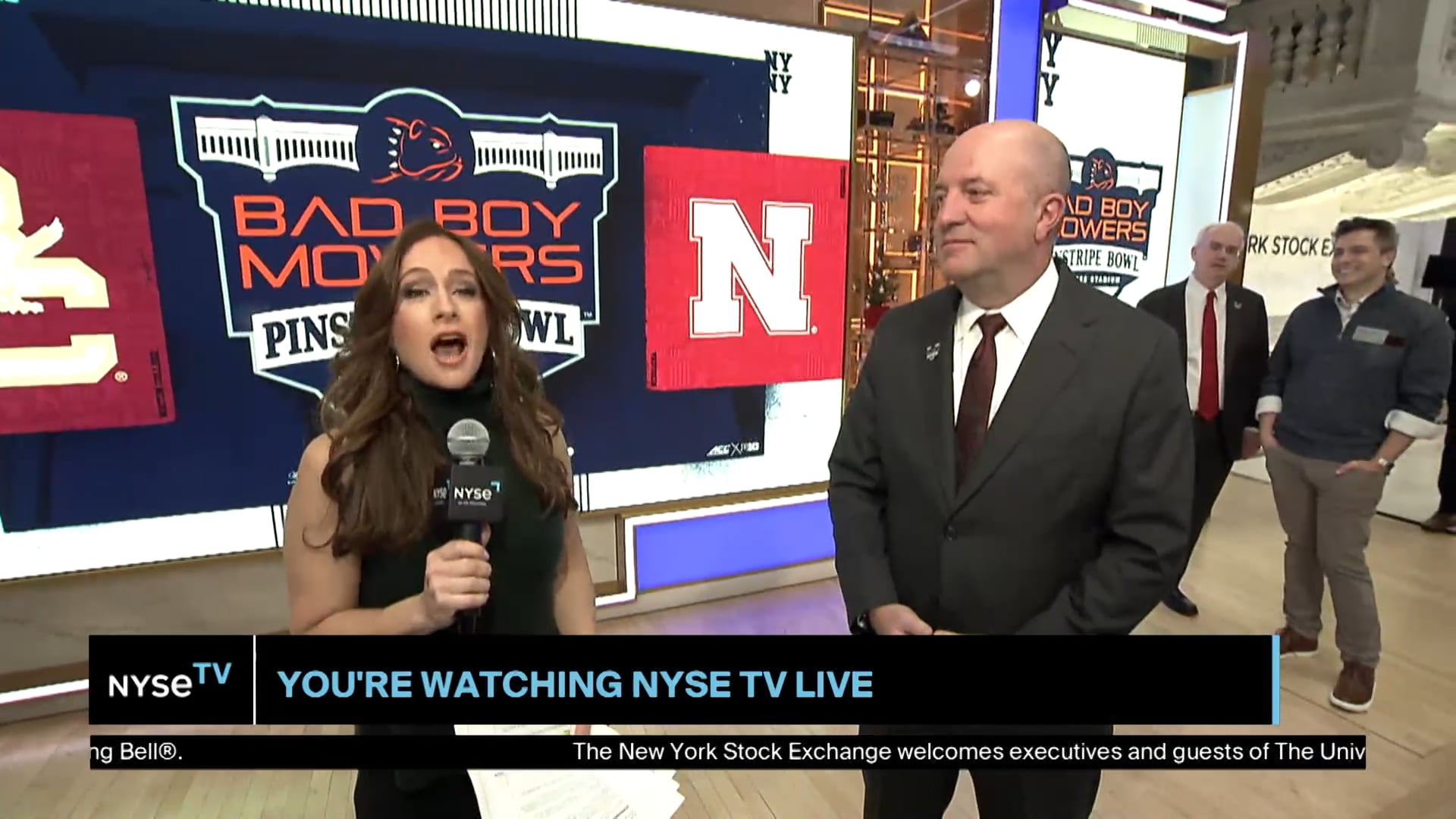 Troy Dannen, Director of Athletics, Univ. of Nebraska Joins NYSE TV Live
