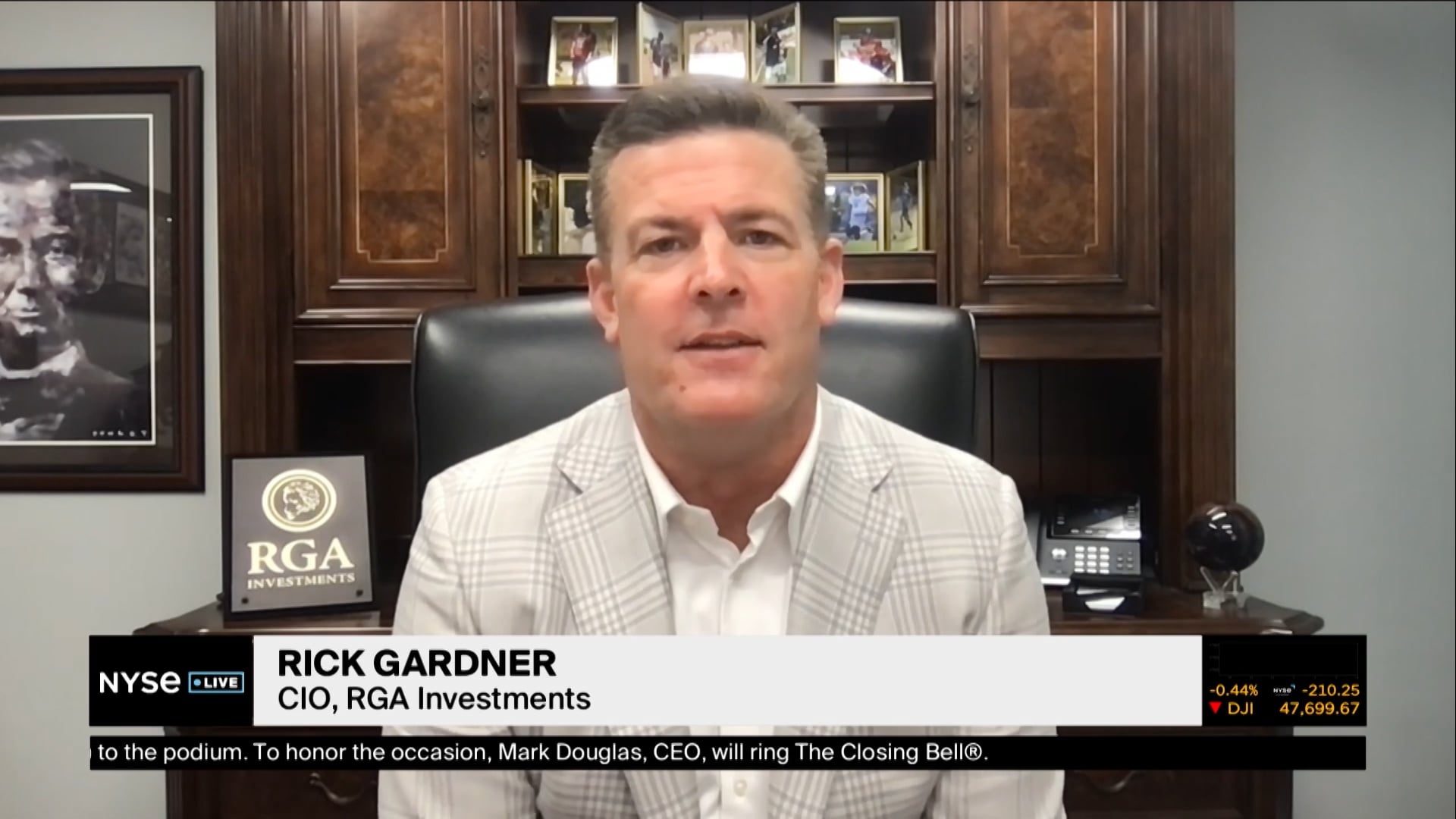 RGA CIO Rick Gardner on Stock Market Momentum after Dow Jumps Over 1,400 Points