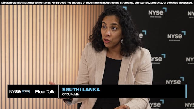 Public CFO Sruthi Lanka at Money20/20...