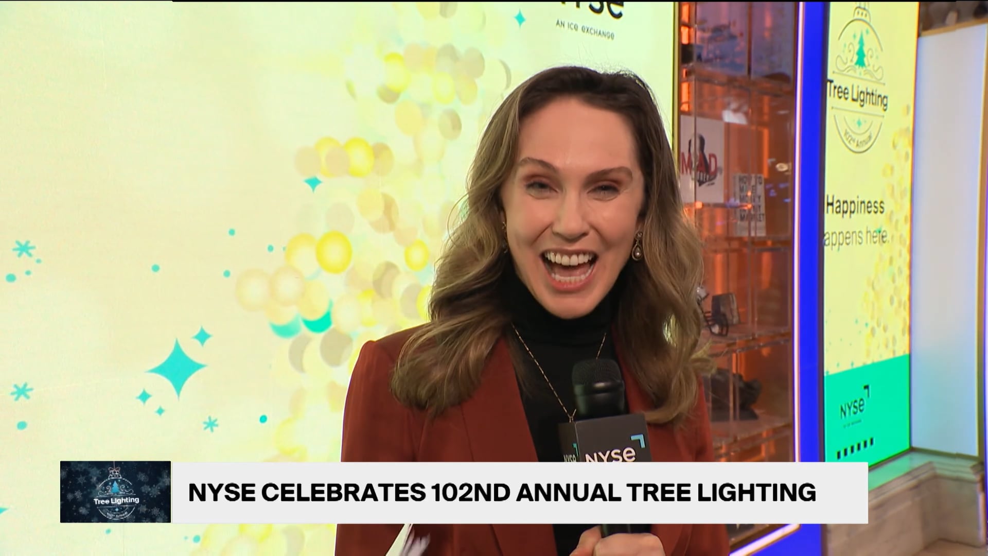 Canadian Music Hall of Famer Deborah Cox Celebrates NYSE 102nd Tree Lighting