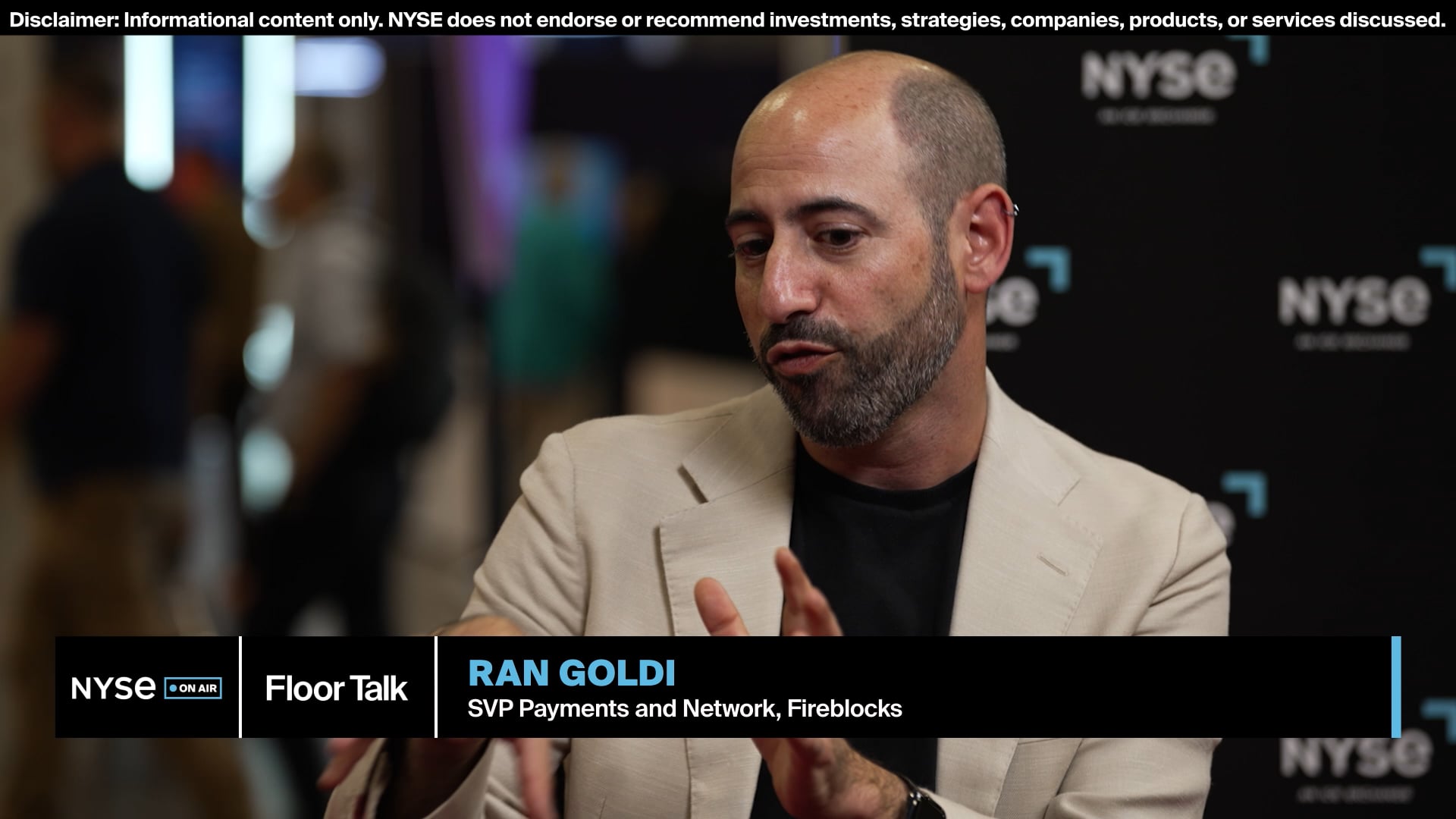 Fireblocks SVP Payments and Network Ran Goldi