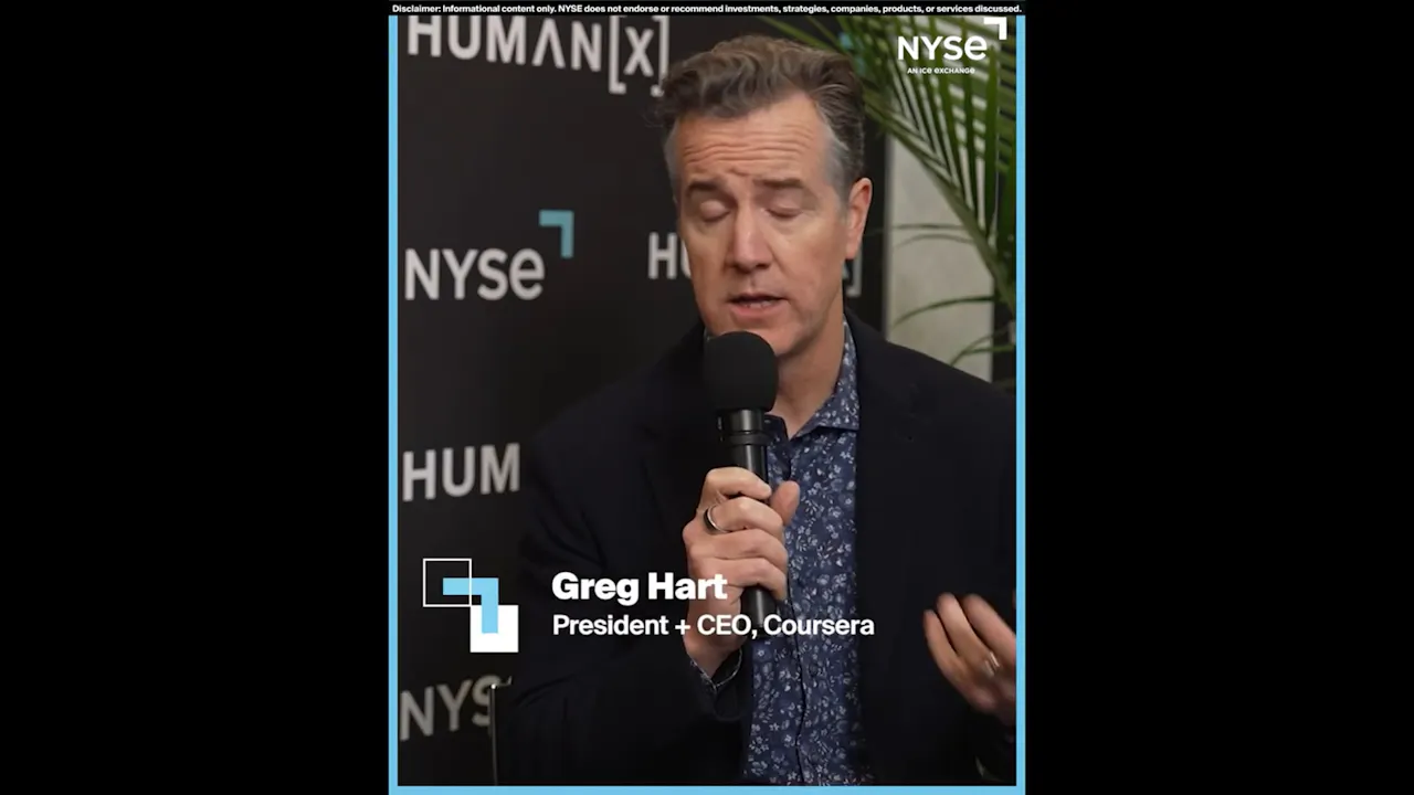 HumanX 2026: Coursera CEO Greg Hart on the Future of AI in Learning ...