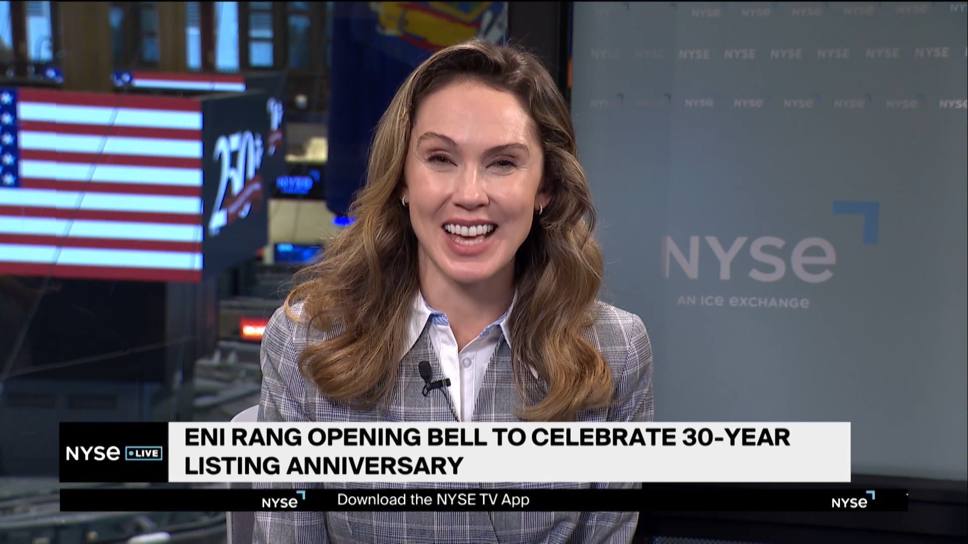 Eni Rings Opening Bell – 30th Anniversary of Listing Celebration