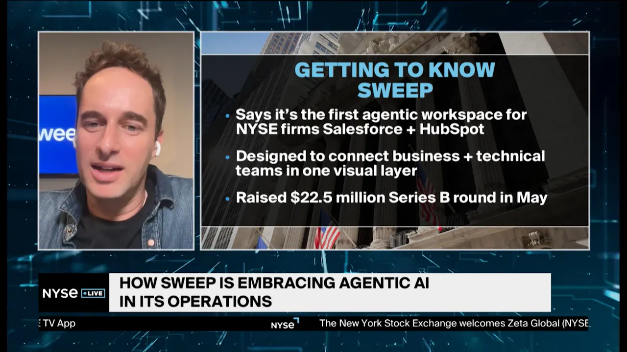 Sweep Raises $22.5 Million to Bolster its Agentic Workspace Platform ...