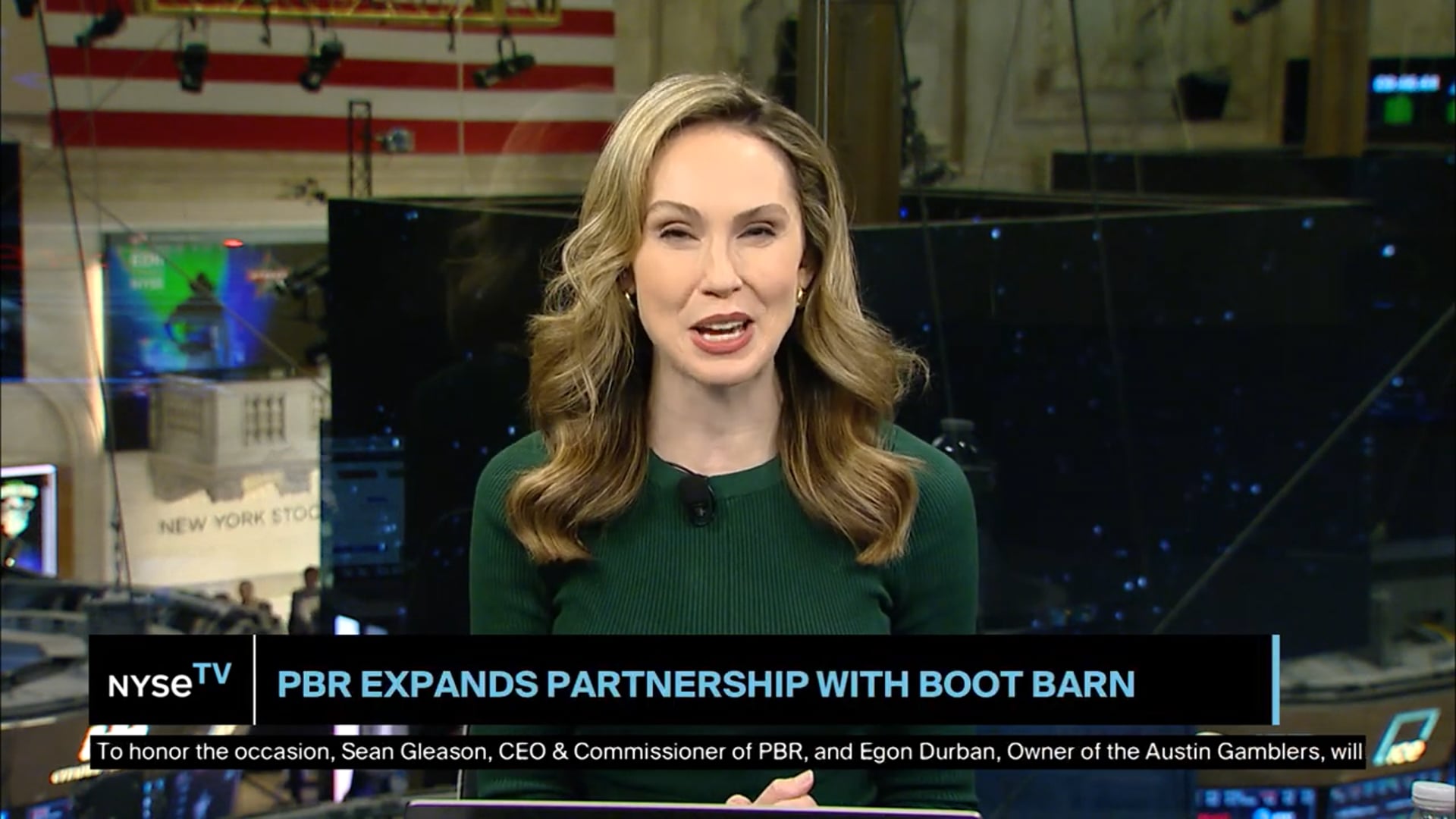 Sean Gleason, CEO + Commissioner at PBR joins NYSE TV Live