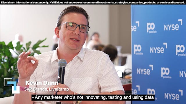 LiveRamp SVP of Brands Kevin Dunn
