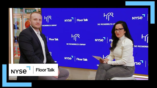 NYSE Floor Talk with Bojan Simic, HYPR