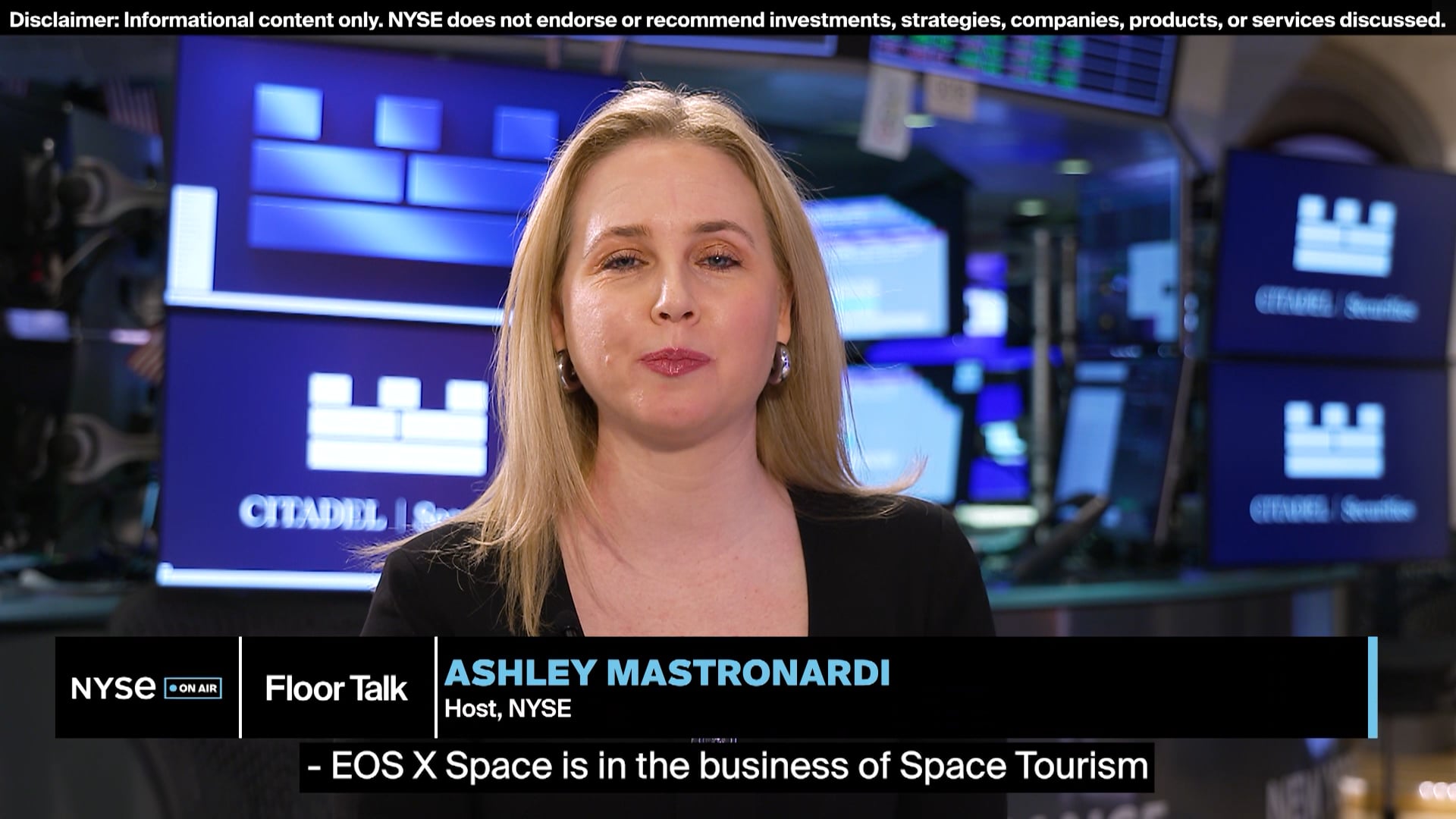 EOS-X Space CEO Kemel Kharbachi Lays Out Vision for Space Tourism