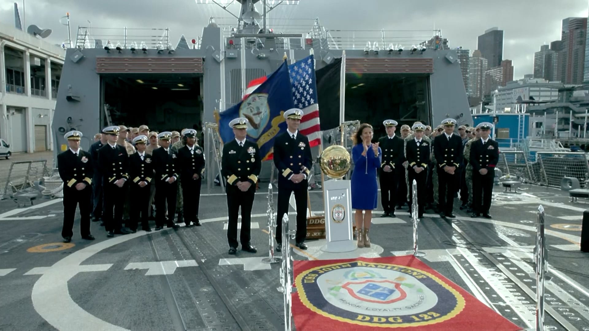 The United States Navy & The USS John Basilone Rings The Opening Bell®