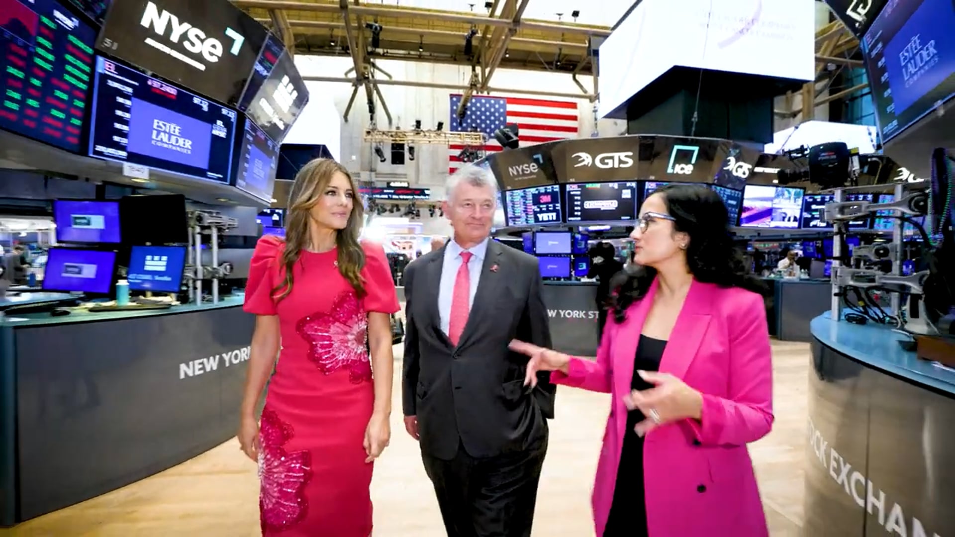 Estee Lauder Executive Chairman + Elizabeth Hurley on Breast Cancer Campaign