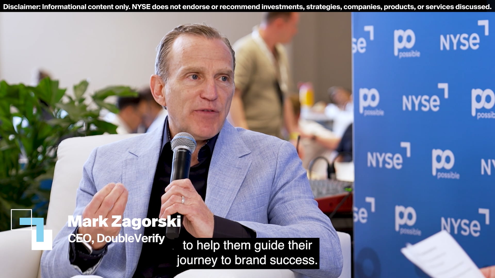 DoubleVerify CEO Mark Zagorski joins NYSE Speakers' Corner @ POSSIBLE 2025