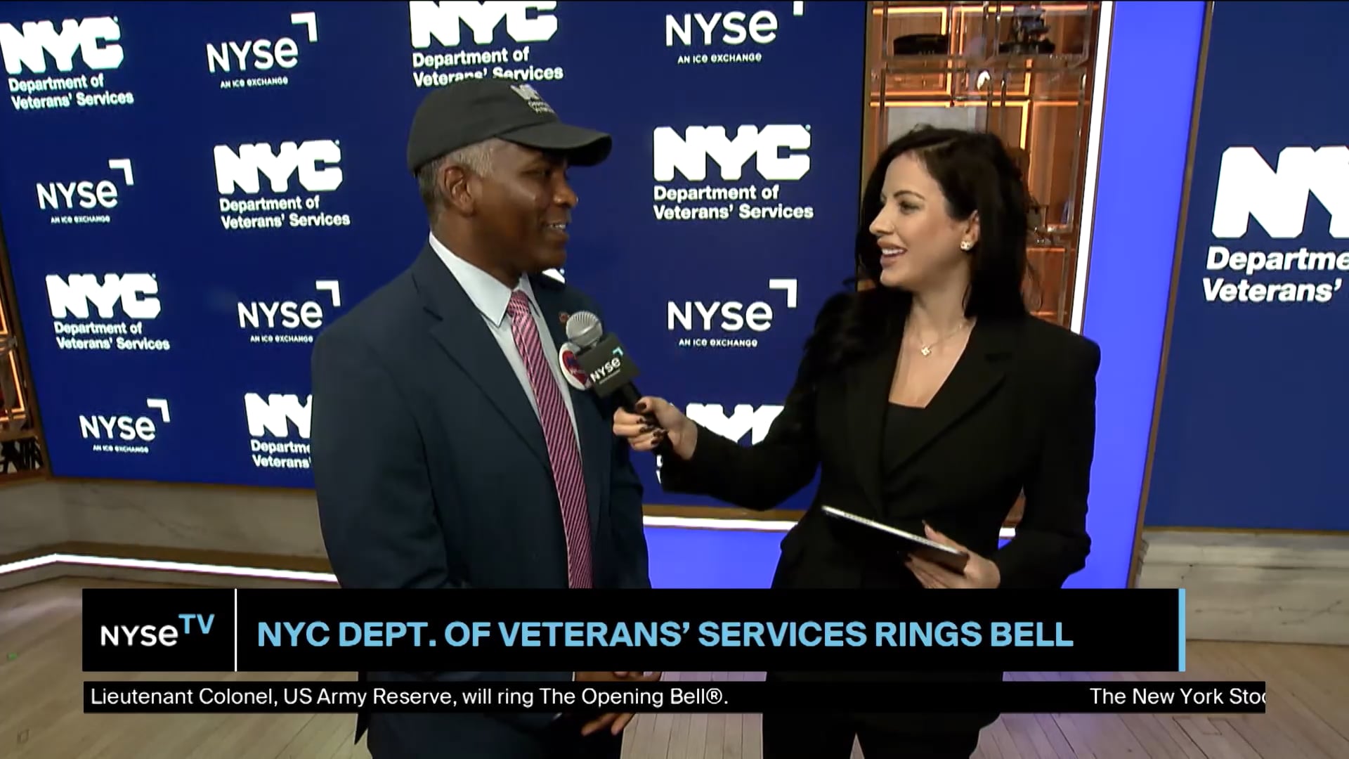 James Hendon, Commissioner at New York City Department of Veterans’ Services Joins NYSE TV Live