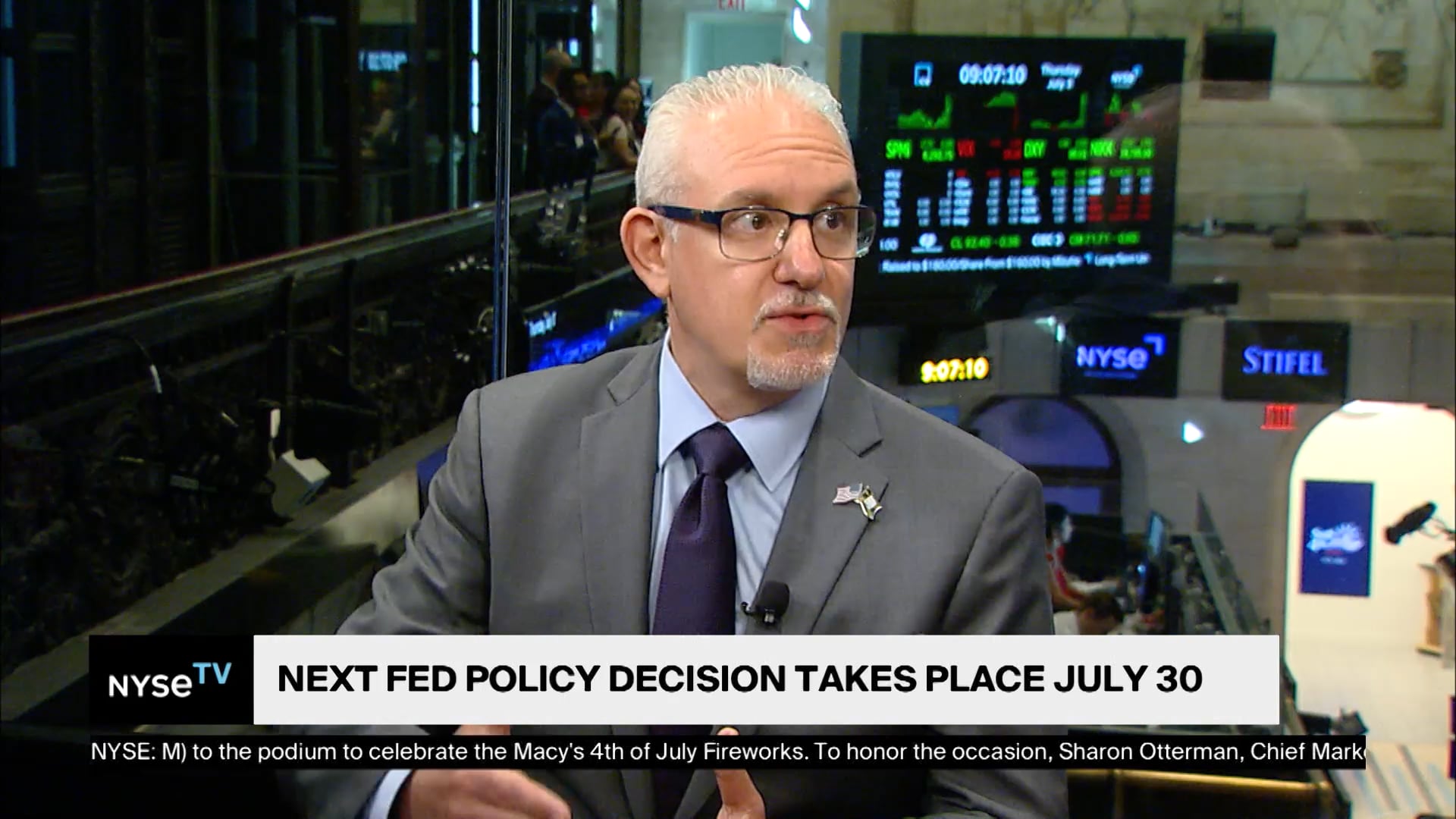 Michael Reinking, Sr. Market Strategist, NYSE  Joins NYSE TV