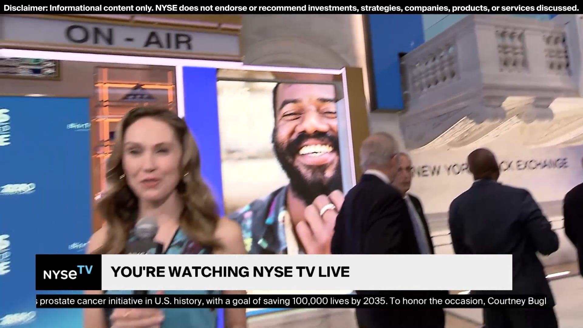 Courtney Bugler, CEO and President of ZERO Prostate Cancer Joins Live on NYSE TV