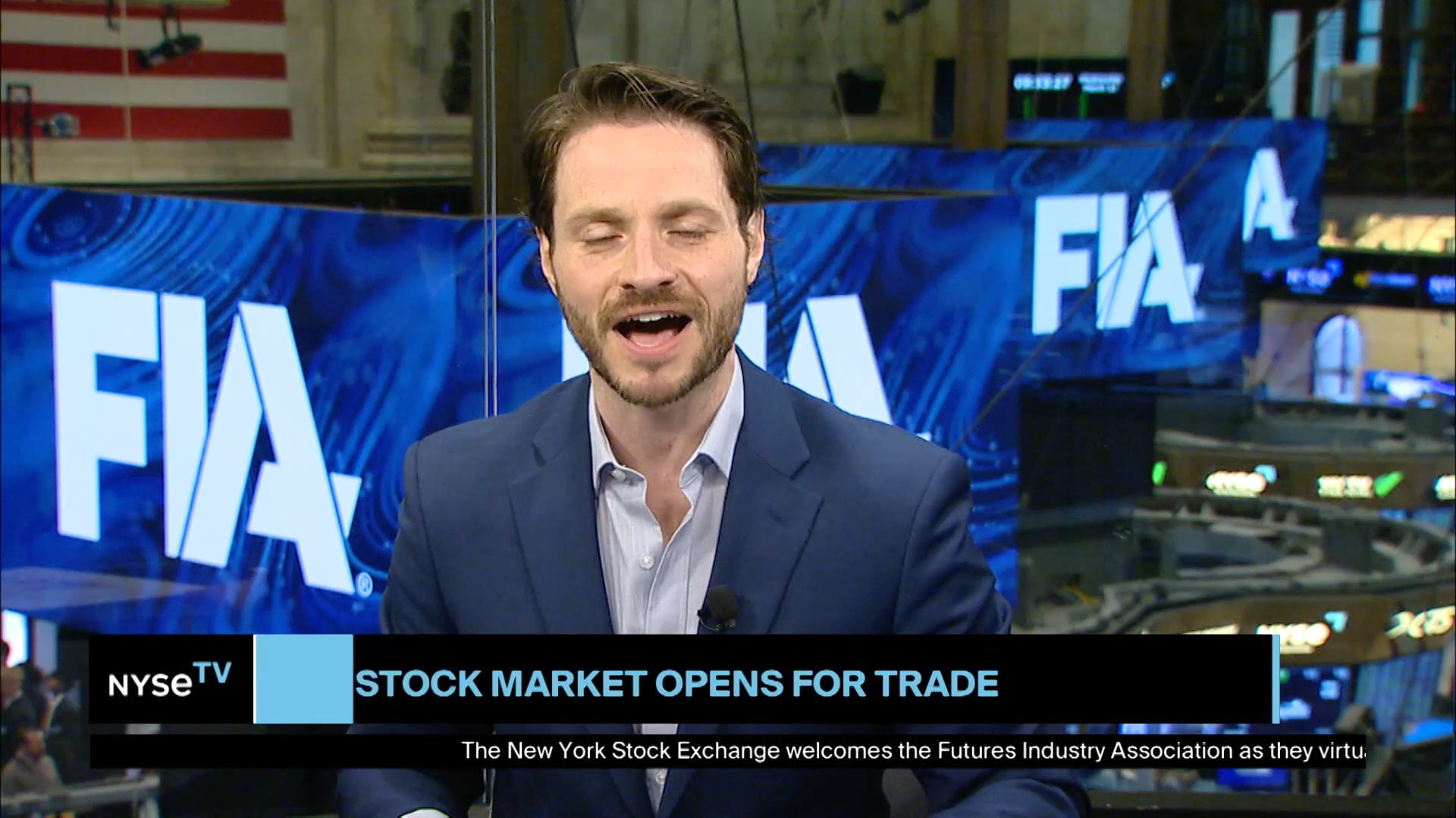 Walt Lukken, President + CEO at FIA Joins NYSE TV Live