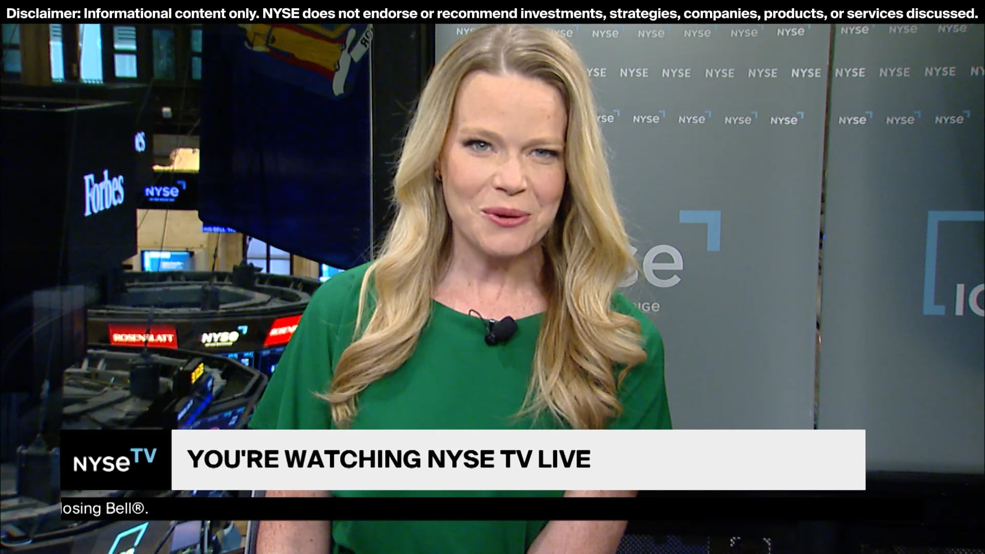 Almar Latour, CEO at Dow Jones and Publisher at The Wall Street Journal Joins Live on NYSE TV