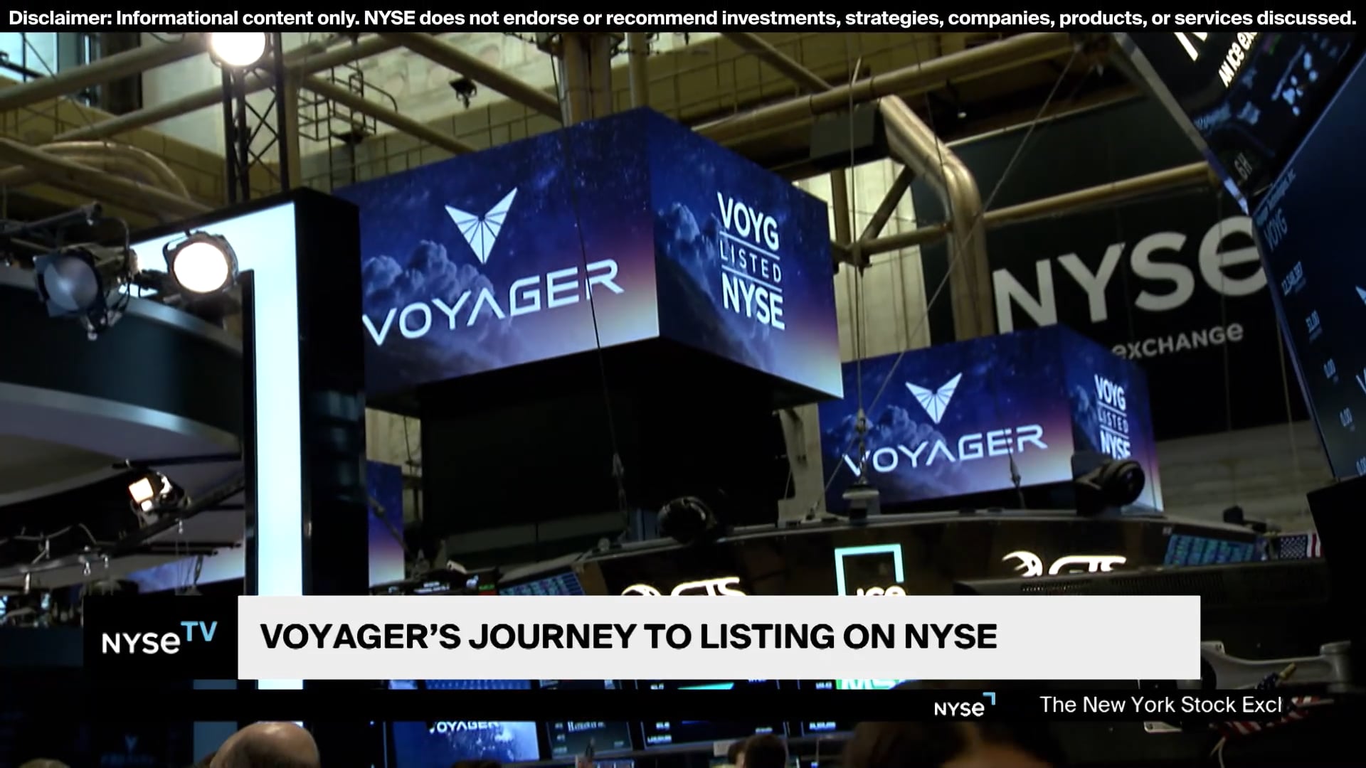 Matt Kuta Co-Founder and President at Voyager Technologies Joins Live on NYSE TV