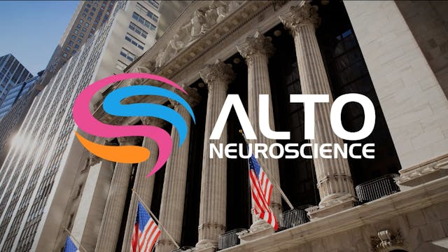 Alto Neurscience Rings the Opening Bell