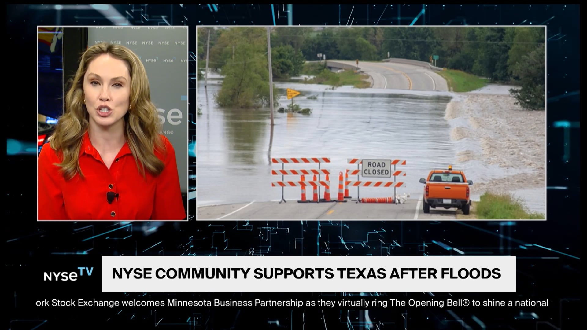 Texas flood support from NYSE Community - NYSE TV