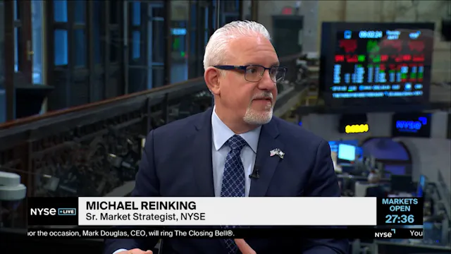 NYSE’s Michael Reinking Talks ICE Bre...