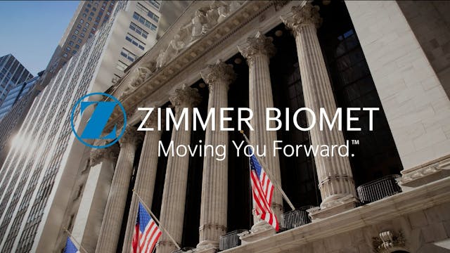 The NYSE welcomes Zimmer Biomet (NYSE...