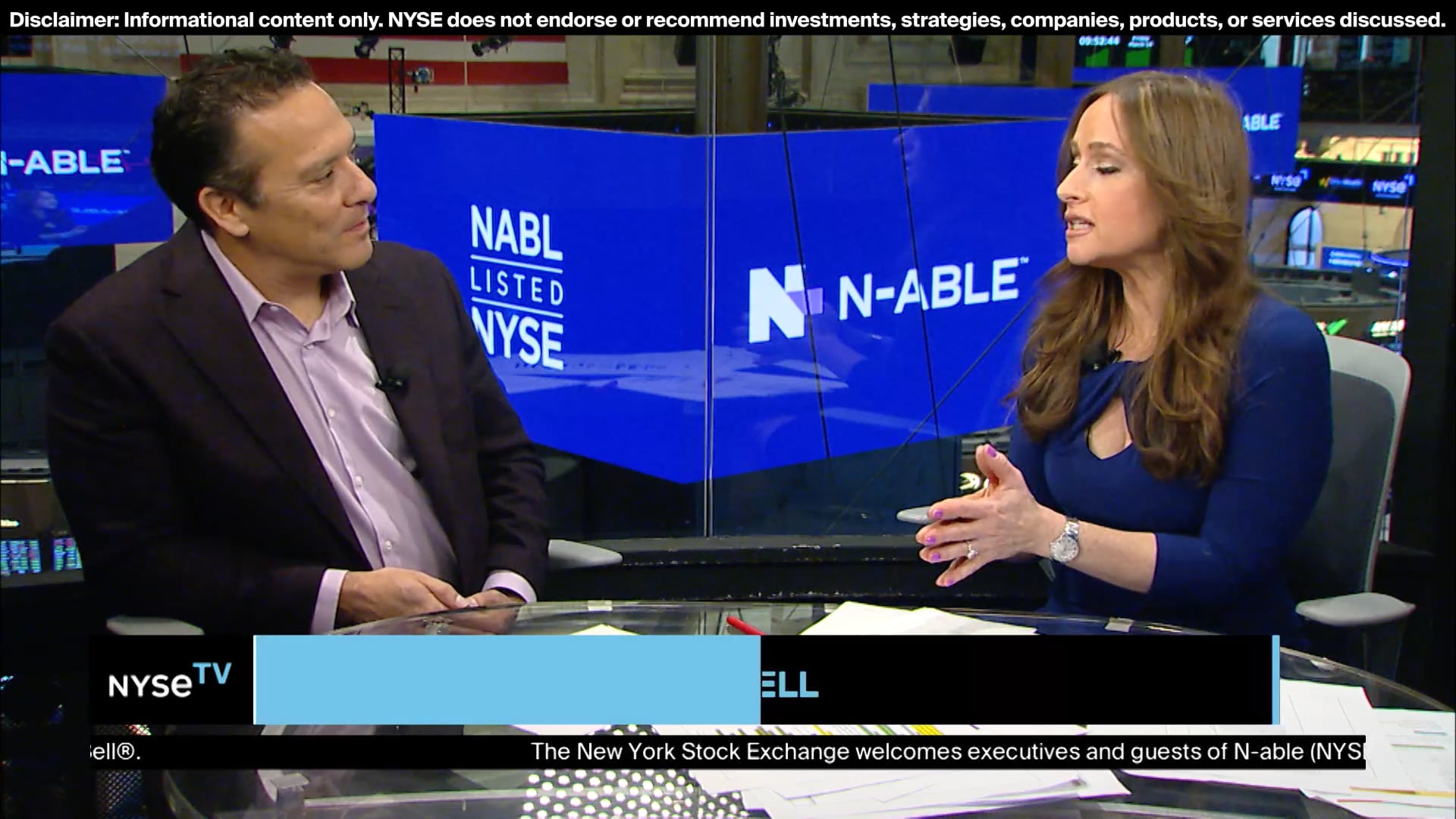 John Pagliuca, CEO at N-able Joins NYSE TV Live