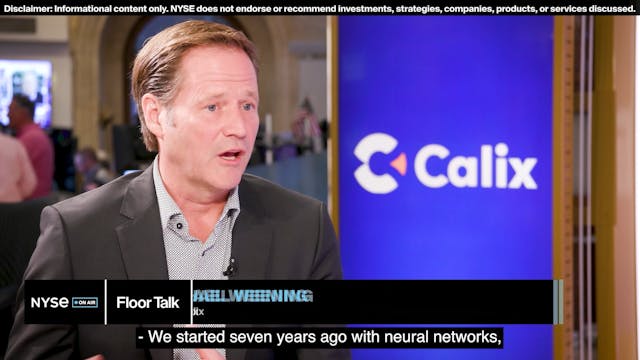 Michael Weening CEO of Calix Talk New...