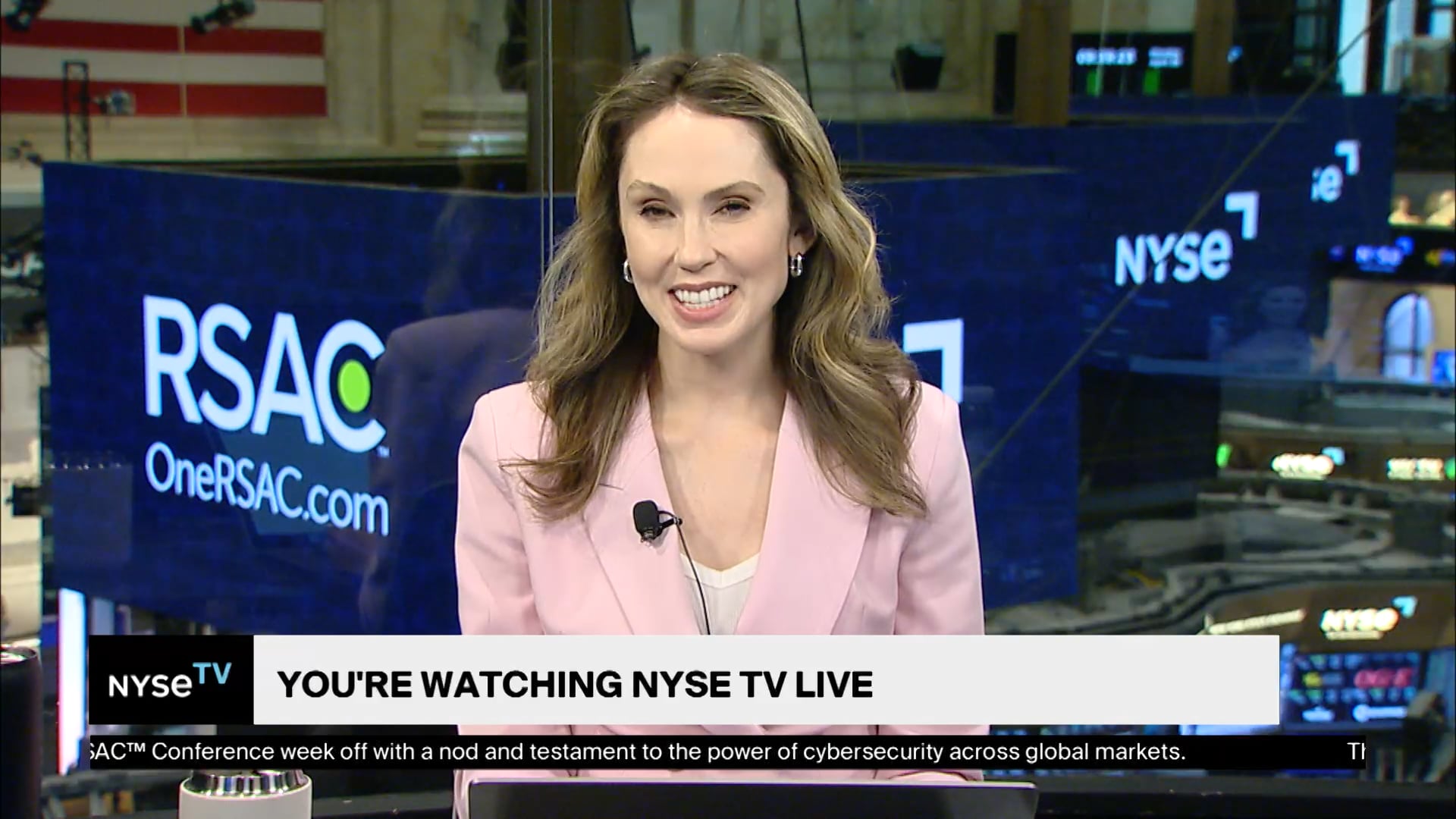 Hugh Thompson, Executive Chair at RSAC Joins NYSE TV Live