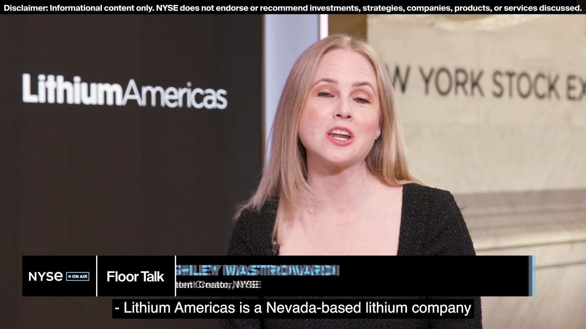 Jonathan Evans of Lithium Americas Discuss Flagship Project 'Thacker Pass'