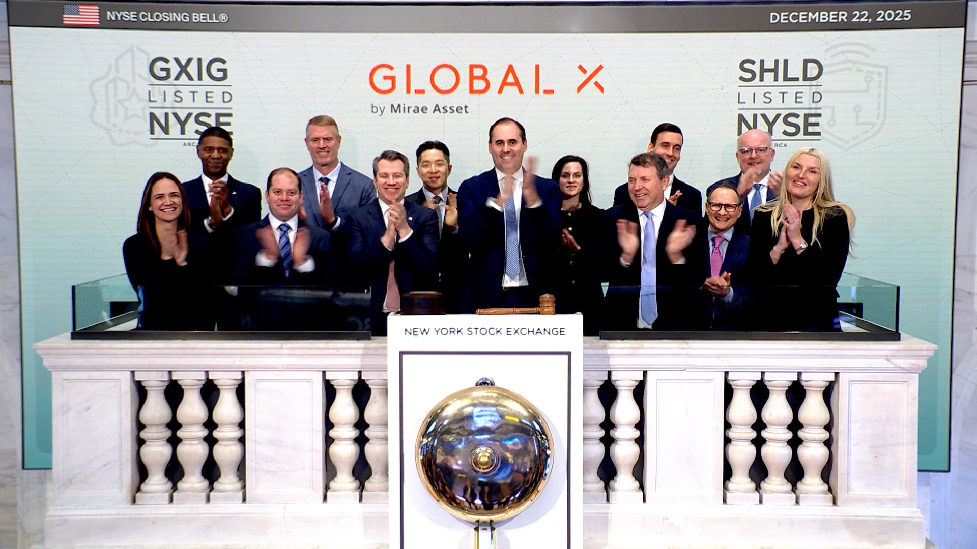 Global X ETFs Rings The Closing Bell®