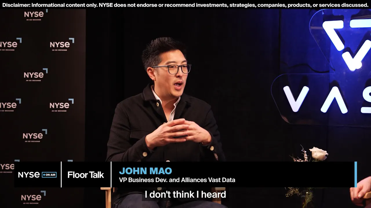 Vast Forward 2026: Vast VP of Biz Development John Mao Explains the AI ...
