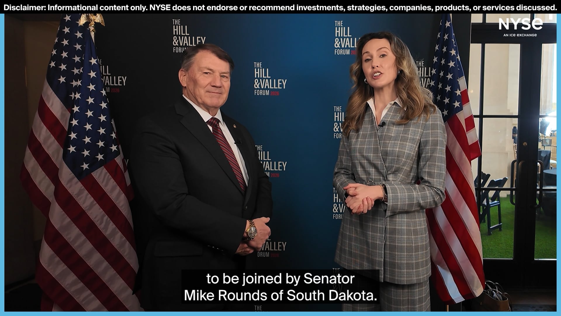 The Hill & Valley Forum: Sen. Mike Rounds Says 'AI is Here to Stay' in Cyber