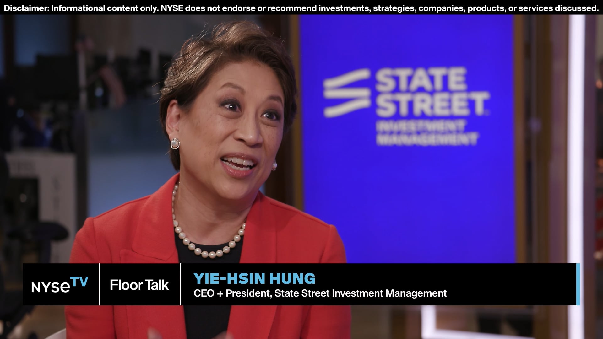 State Street Investment Management CEO & President Yie-Hsin Hung