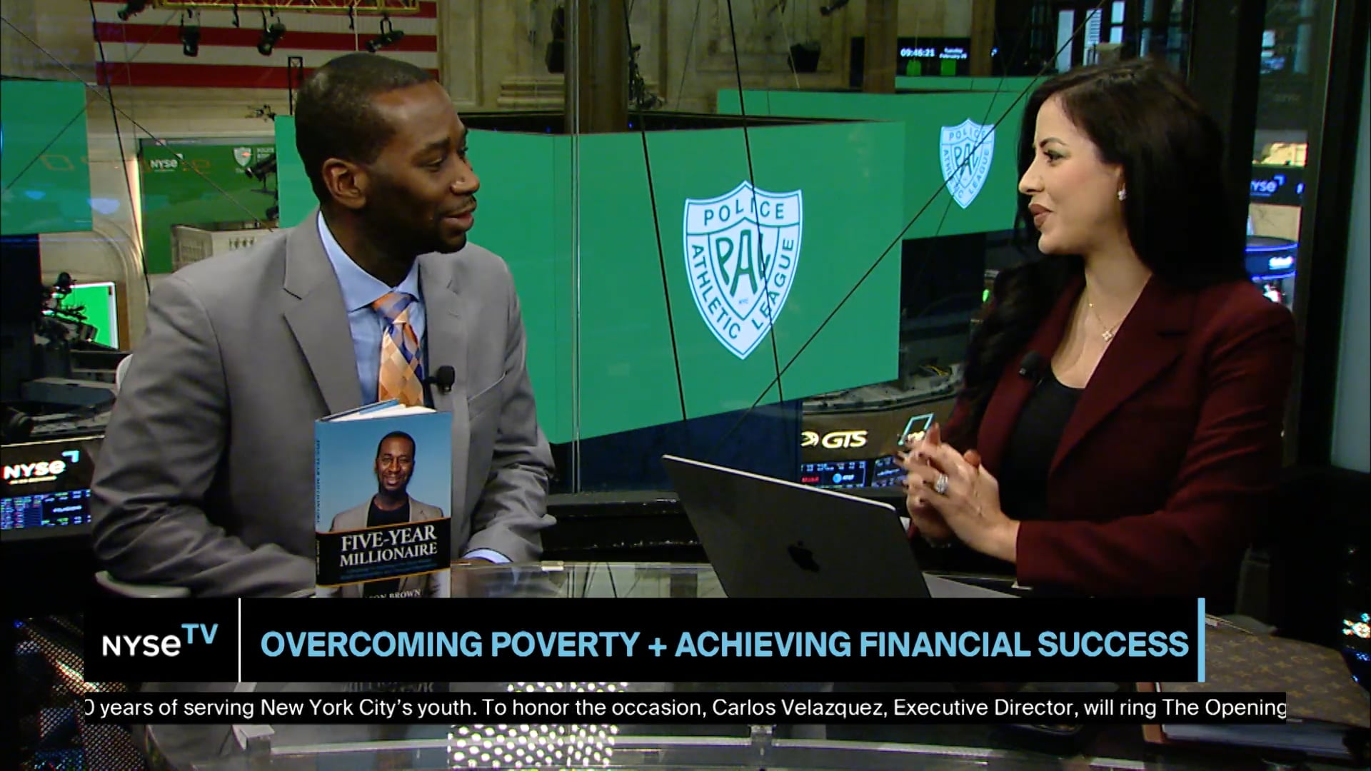 Jason Brown, Author 'Five-Year Millionaire' Joins NYSE TV Live