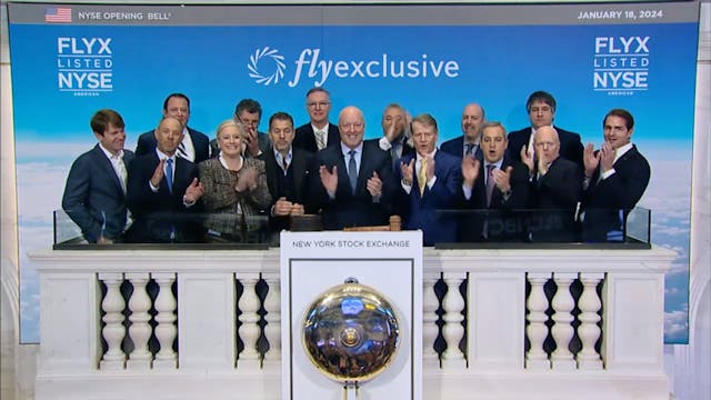 flyExclusive Rings the Opening Bell (...