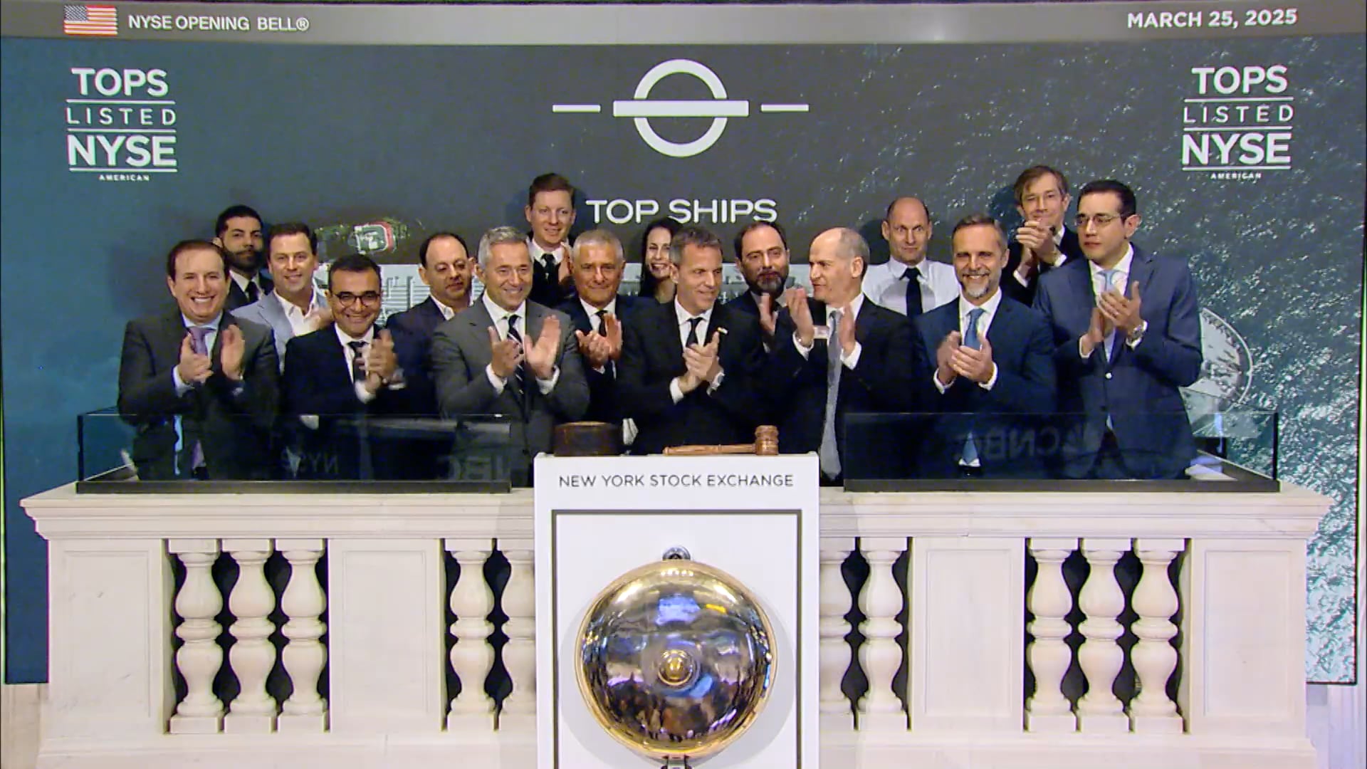 Top Ships Inc. (NYSE American: TOPS) Rings The Opening Bell®