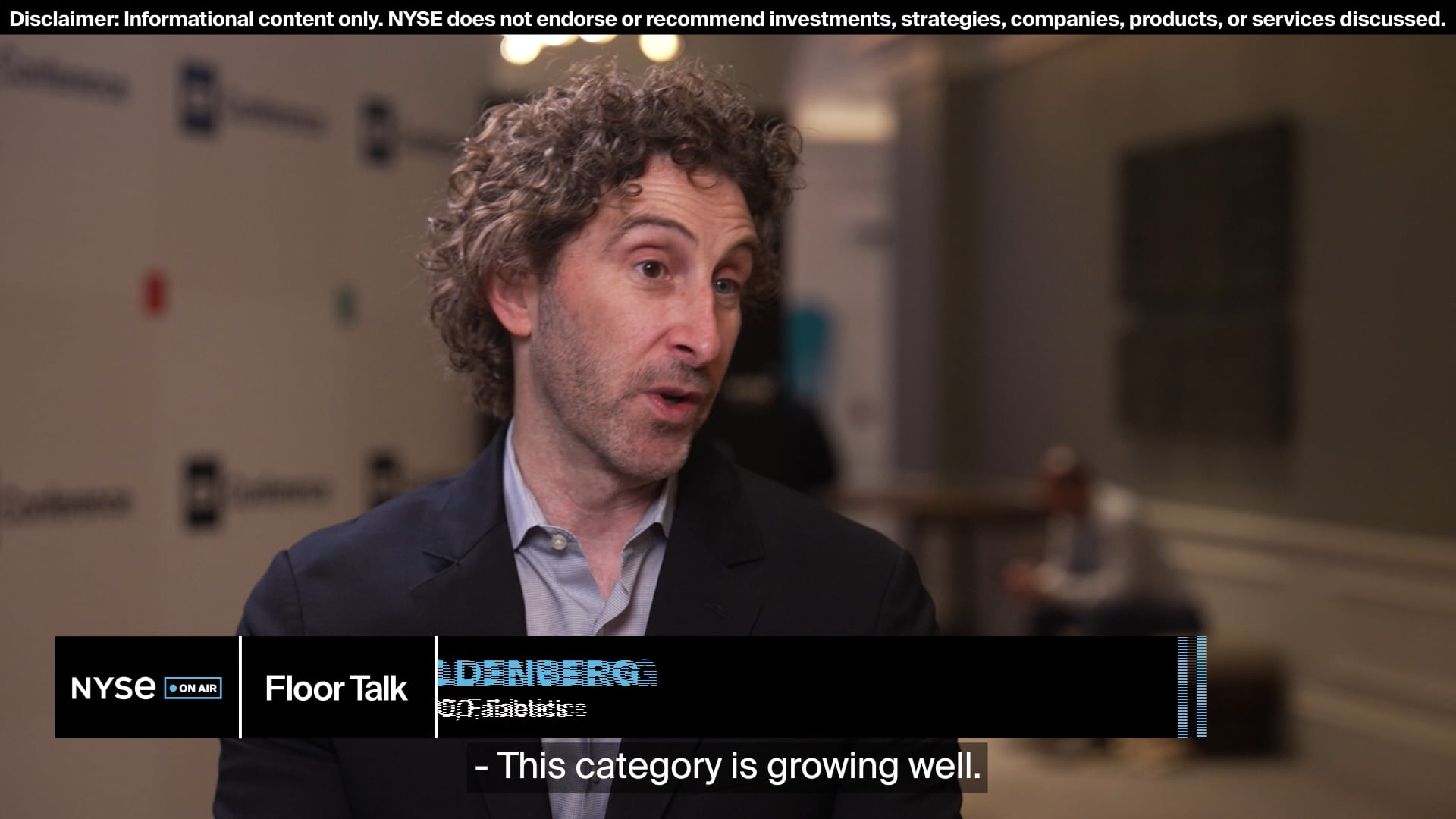 Adam Goldenberg of Fabletics Joins NYSE Floor Talk