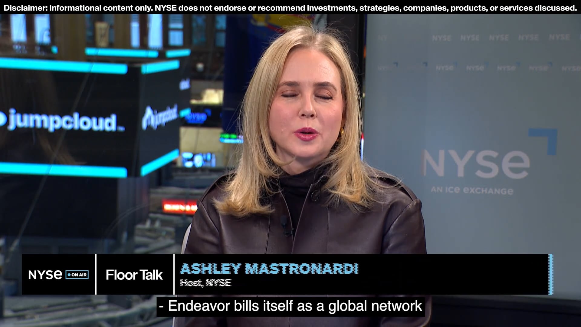 Jumpcloud Co-Founder & CTO Greg Keller joins NYSE Floor Talk