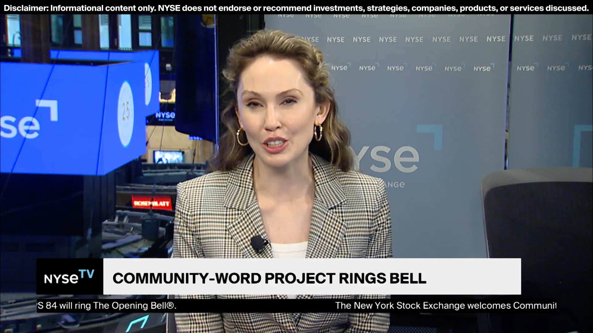 Michele Kotler, Founder + Executive Director at Community-Word Project joins LIVE on NYSE TV