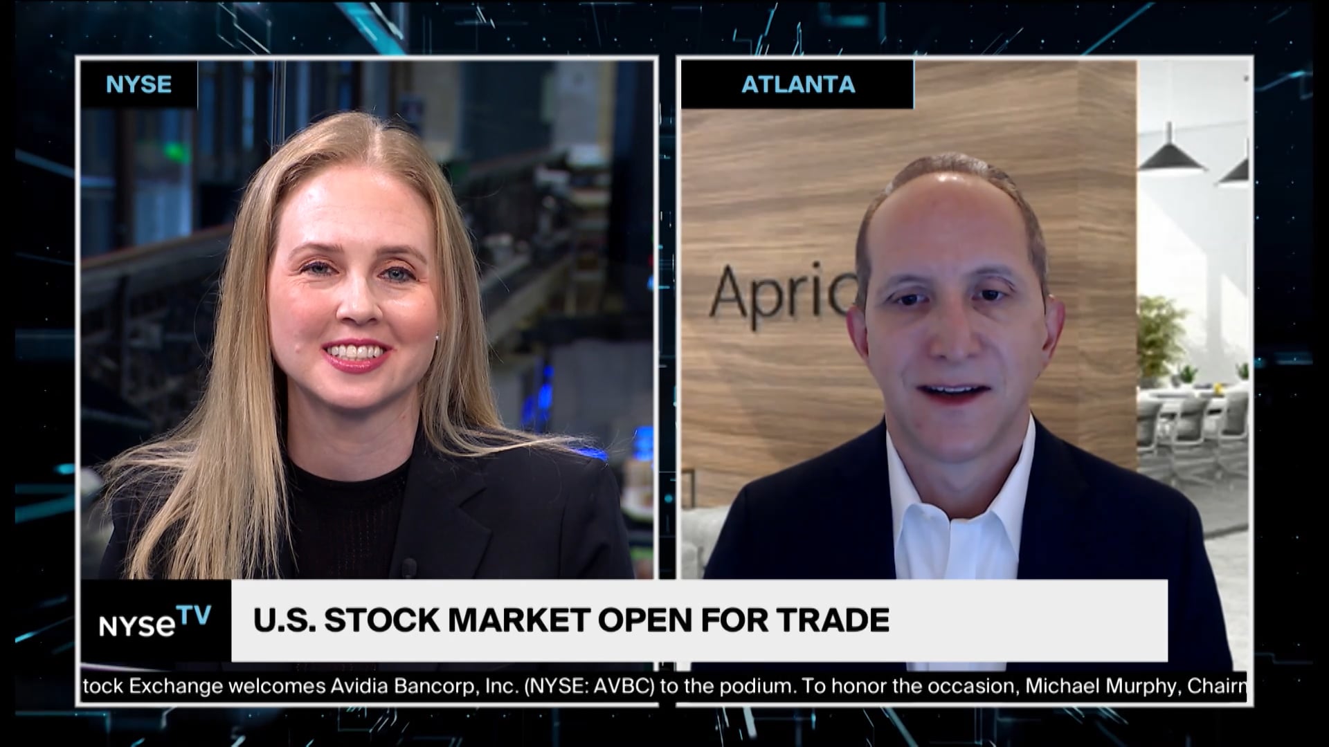 Simeon Wallis, CIO at Aprio Joins Live on NYSE TV