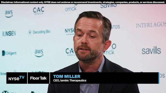 Iambic Therapeutics CEO Tom Miller