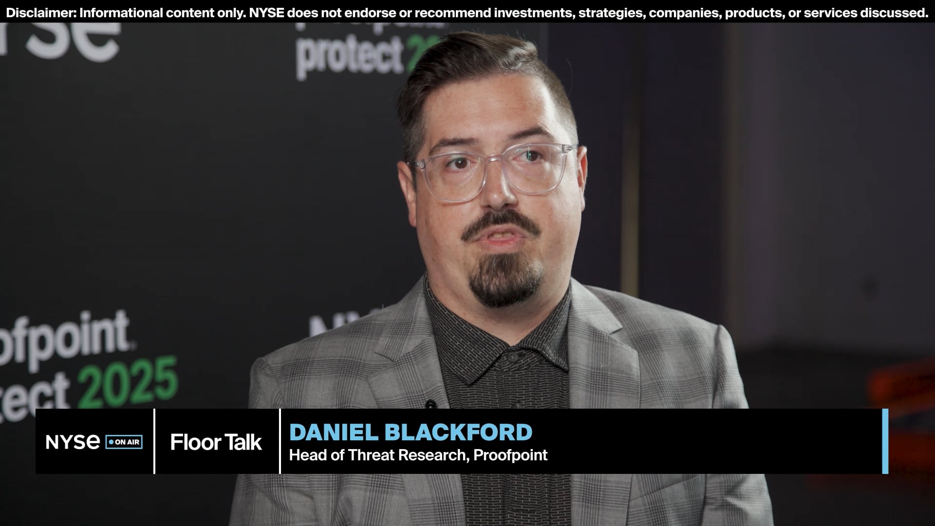 Daniel Blackford, Head of Threat Research, Proofpoint