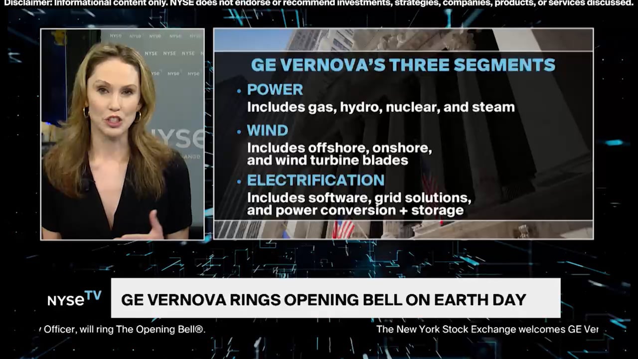 Kristin Carvell, Chief Communications Officer + GE Vernova Foundation President joins LIVE on NYSE TV